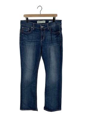 BKE Scarlett Medium Wash Bootcut Jean Womens Size 32